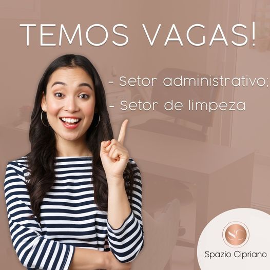 Temos vagas